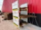 (3) Metal Storage Racks w/ Misc Square Metal Tubing