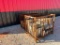(2) Crates with Wooden Blocks and Misc Metal