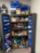 Storage Cabinet Filled with Unused Tools and Supplies