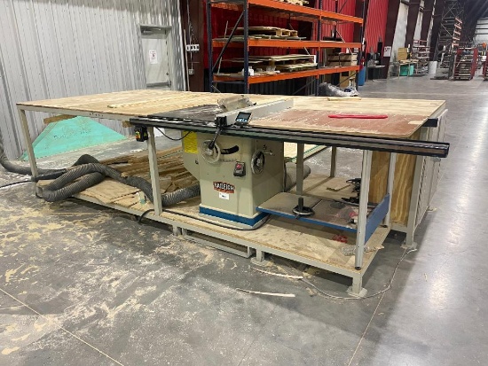 Baileigh Industrial Table Saw with Vacuum Dust Collector