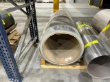 Roll of 49? Wide Silver Sheet Metal