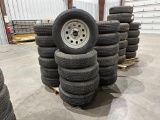 (23) New Unused Wheels w/ Tires Size: ST205/75R15
