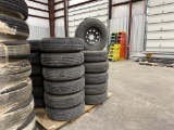 (27) New Unused Wheels w/ Tires Size: ST225/75R15