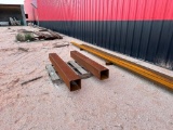(3)Pcs of 2X6, (2) Pcs of 8X8 Square Metal Tubing
