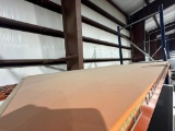 Approximately (10) Sheets of Orange Metal Panels