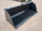 Unused 84? Skid Steer Bucket w/Single Blade