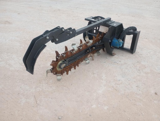 Used Trencher (Skid Steer Attachment)