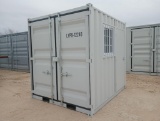 Unused 9Ft Container w/ Side Door & Window