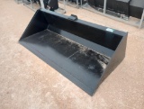 Unused 78? Skid Steer Bucket w/Single Blade