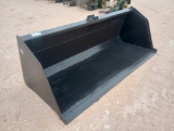 Unused 84? Skid Steer Bucket w/Single Blade