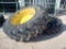 (2) John Deere Duals w/Tires 520/85R42