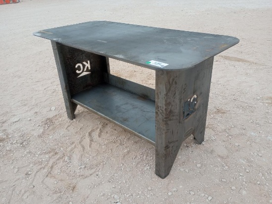 Unused Welding Table w/Shelf 30'' x 57''