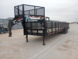 2015 Texas Pride 30Ft Gooseneck Trailer