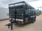 2021 Amacsa 16Ft Bumper Pull Livestock Trailer