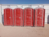 (4) Portable Porta Potties