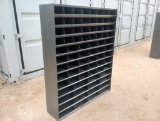 Unused Metal Bolt Bin with Different Size Bins