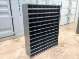 Unused Metal Bolt Bin with Different Size Bins