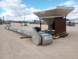 Adams Fertilizer Hopper and Conveyor