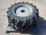(2) Unused Wheels w/Tires 9.5-20R-1