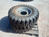 (2) Unused Wheels w/Tires 12.5/80-18