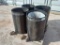 (4) Rubbermaid Commercial Trash Receptacles