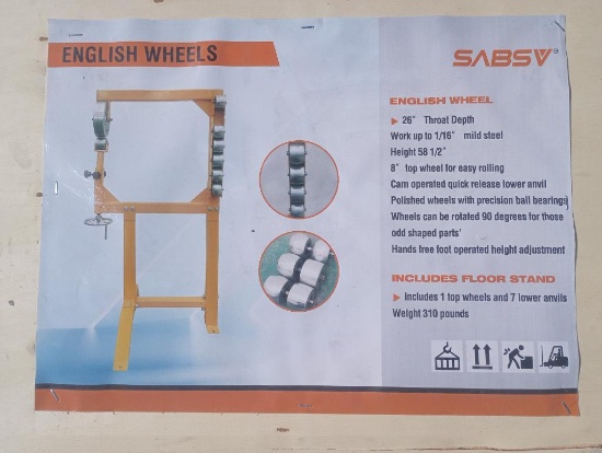 Unused Sabsv English Wheel