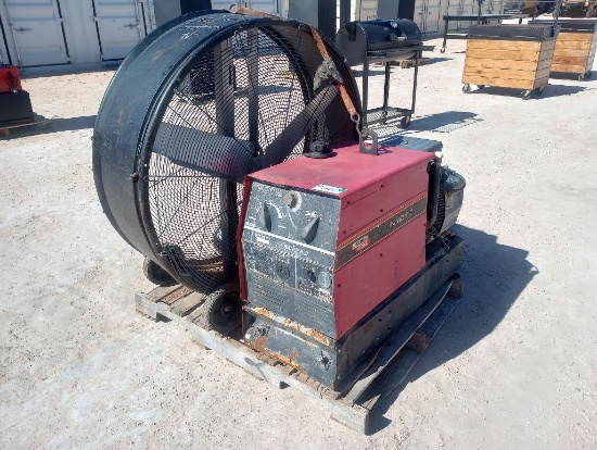 Lincoln Ranger 8 Welder, Shop Fan