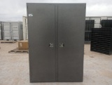Unused 2 Door Storage Cabinet