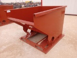 Unused 2 CY. Self Dumping Hopper w/Fork Pockets
