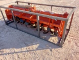 Unused Mower King TAS81 6Ft Rotary Tiller (3 Point Hitch Attachment)