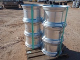 (6) Aluminum Truck Wheels 22.5x14.00