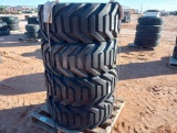 (4) Unused Trencher Wheels w/Tires 355/55D625