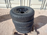 (4) Unused Trailer Wheels w/Tires 235/80R16