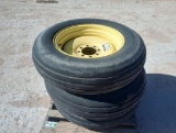 (3) John Deere Stripper Wheels w/Tires 9.00-24