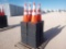 (100) Unused Safety Traffic Cones