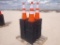 (100) Unused Safety Traffic Cones