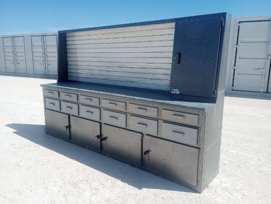 Unused 10Ft Work Bench Cabinet