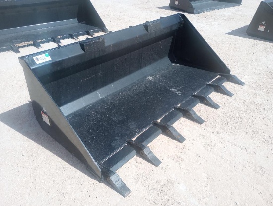 Unused Skid Steer Bucket w/Teeth