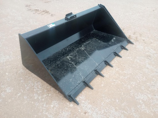 Unused 66? Skid Steer Bucket w/Teeth