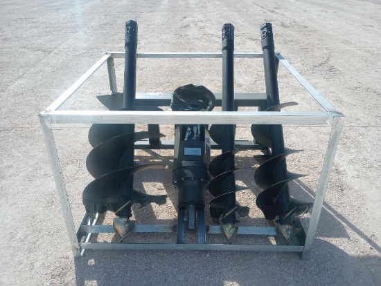 Unused Skid Steer Auger Attachment