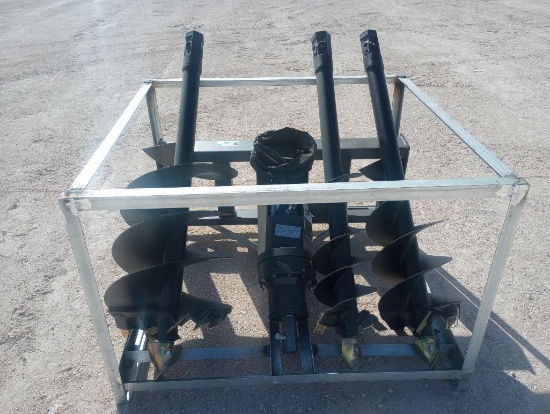 Unused Skid Steer Auger Attachment