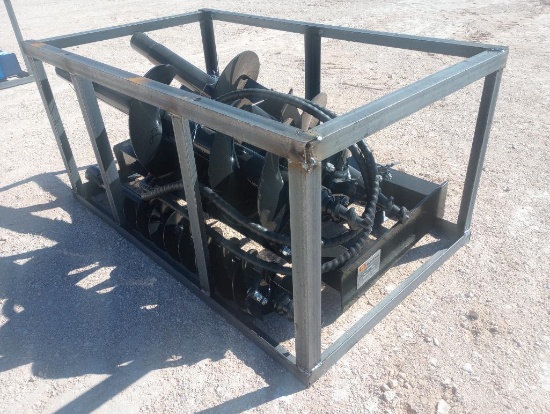 Unused Mower King SSECAG-Y Heavy Duty Skid Steer Auger