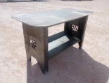 Unused 30'' x 57'' Welding Table w/Shelf (5/16'' Top)