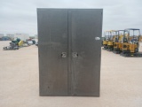 Unused 2 Door Storage Cabinet