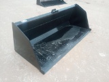 Unused 84? Skid Steer Bucket w/Single Blade