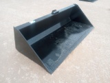 Unused 78? Skid Steer Bucket w/Single Blade