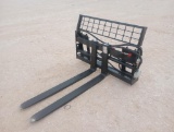 Unused SA-AD Hydraulic Pallet Forks (Skid Steer Attachment)