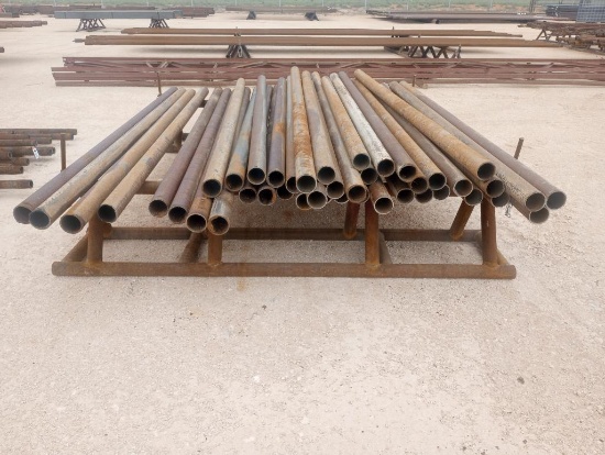 Lot w/ 3 & 1/2" Pipe