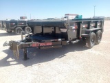 Unused 2024 ED 12Ft Dump Trailer