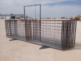 (10) Free Standing 24Ft Goat Panels (1) w/ Gate